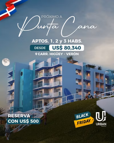 Apartamentos con linea blanca y amueblados desde US$80,340 - Imagen 4