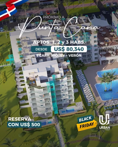 Apartamentos con linea blanca y amueblados desde US$80,340 - Imagen 2