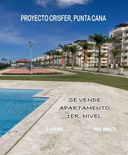 VENDO APTO 2 HABS. EN PUNTA CANA, COMPLEJO EXCLUSIVO  CRISFER - Imagen 5