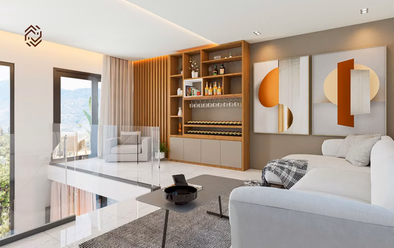 PROYECTO RESIDENCIAL DE DISEÑO MODERNO EN SANTIAGO - Imagen 5