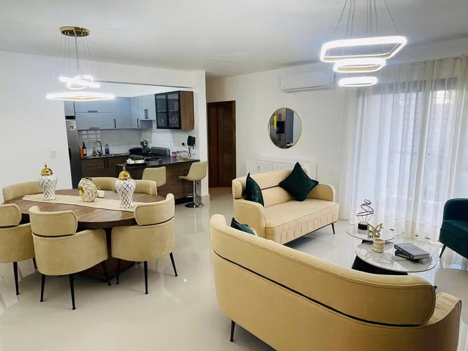 Se alquila apartamento amueblado en los álamos Santiago