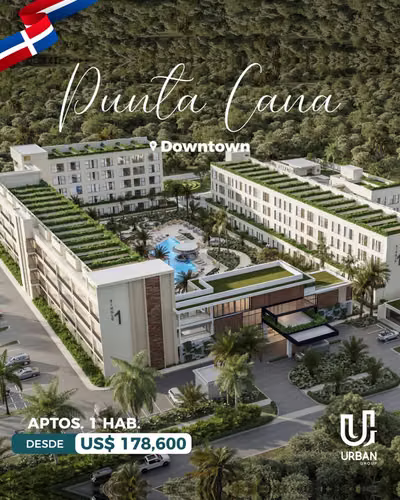 Apartamentos de 1 Habitación en Downtown Punta Cana - Imagen 2