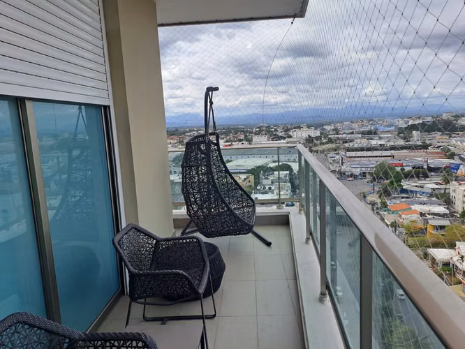 Se alquila apartamento amueblado en el distrito nacional santo domingo