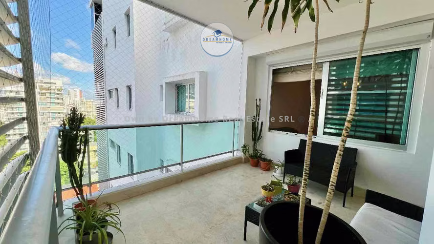 En Piantini acogedor apartamento de 3 habitaciones con balcón terraza ID 2752 - Imagen 6