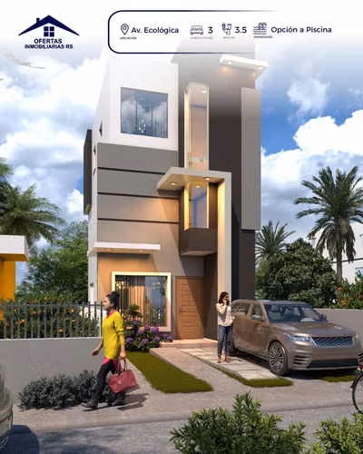  Casas de 3 Niveles en Venta