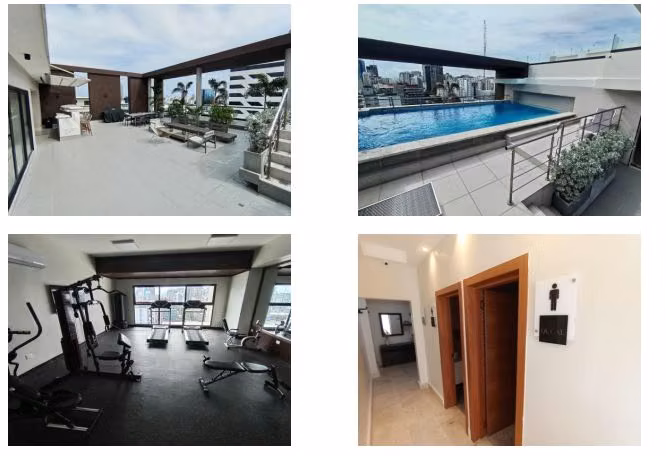 Apartamento en Piantini Nivel 11 de dos habitaciones
