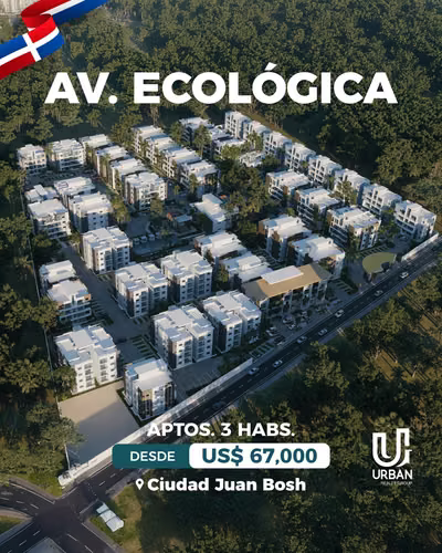 Apartamentos de 3 Habitaciones en Ciudad Juan Bosch