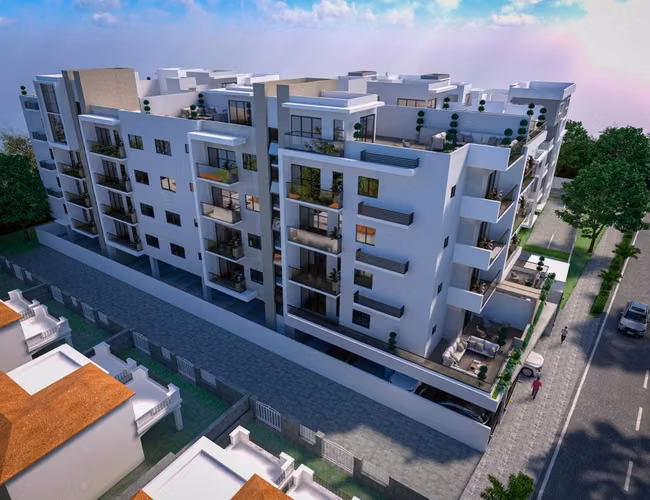 Apartamento nuevo a estrenar de 1 habitación en Evaristo morales