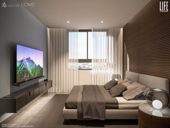 Apartamento moderno nuevo a estrenar con Linea Blanca de 1 Habitación en Gazcue