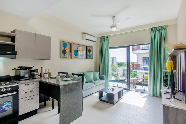 Apartamento en venta amueblado en Vista Cana de 1 habitaciones