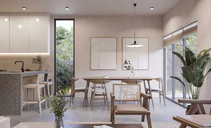 Proyecto de Townhouses de 3 habitaciones en el Downtown