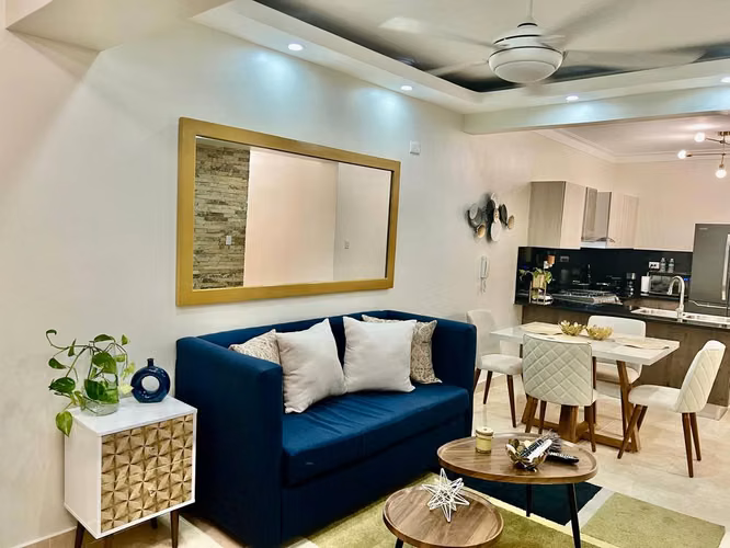 Apartamento de 2 habitaciones en alquiler amueblado en el Ensanche Naco - Imagen 2