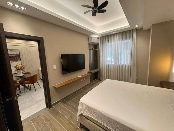 Apartamento en alquiler amueblado de 1 habitación en Evaristo Morales