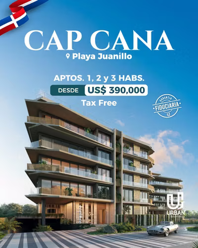 Apartamentos de lujo en Cap Cana
