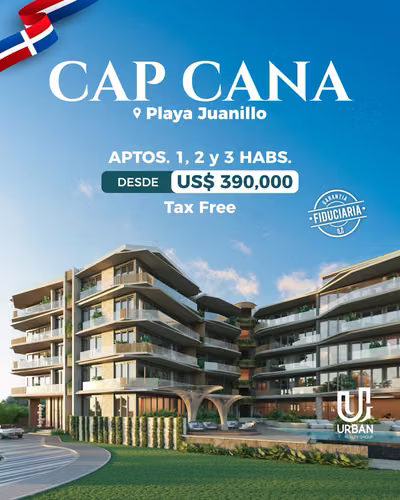 Apartamentos de lujo en Cap Cana