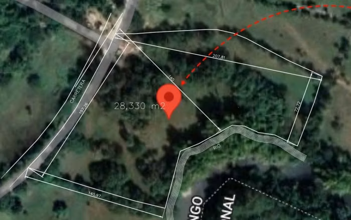 Terreno en Venta en Pantoja de 28,300 mts