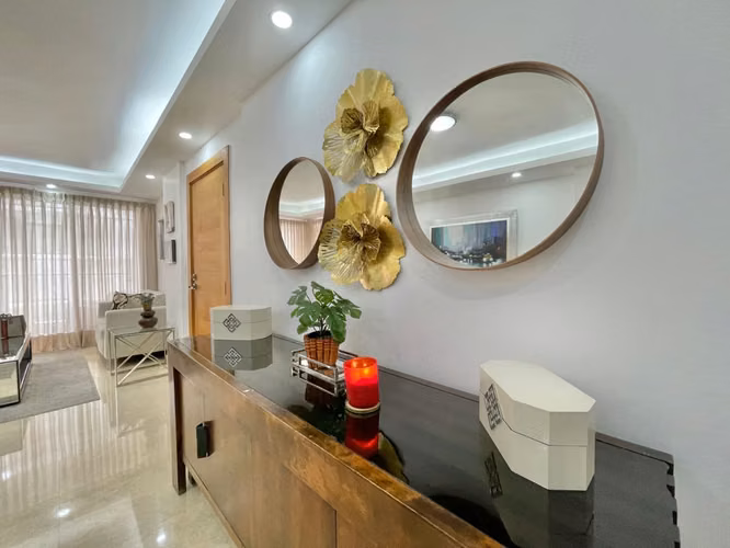 Hermoso Apartamento Amueblado en Piantini, 2 Habitaciones, 3 Parqueos, Piscina, Gym