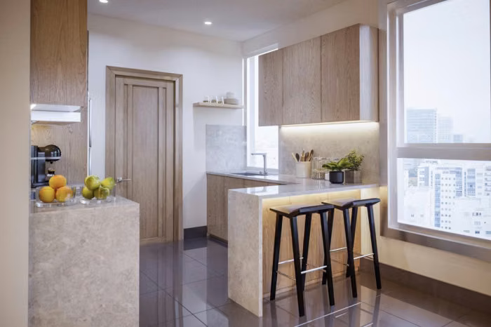Venta de apartamento con ambiente contemporáneo, de 2 Hab., Santo Domingo