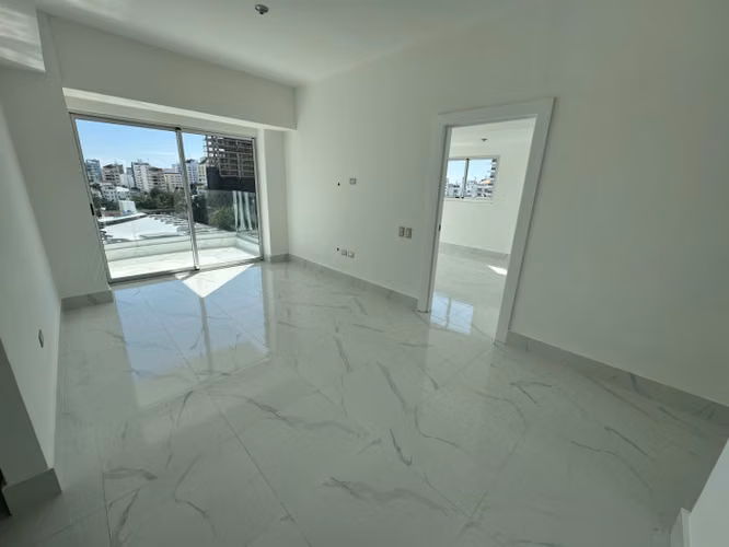 Apartment for rent with white line in piantini
