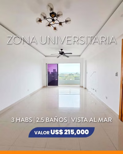 Zona Universitaria | Vista al Mar | Inversión Inteligente.