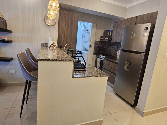 Moderno apartamento en venta amueblado de primera, en el centro del Ensanche Naco