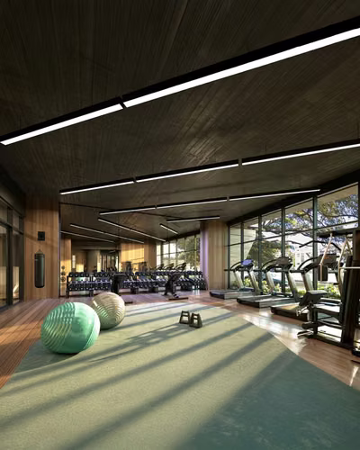 Moderna torre de apartamentos de diseño innovador