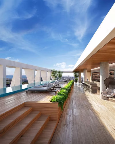  Moderna torre de apartamentos de diseño innovador