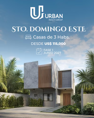 Casas de 3 Habitaciones de 1 & 2 Niveles en La Ecológica