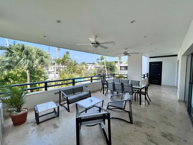 Apartamento Amueblado en Las Terrenas Samaná de tres habitaciones