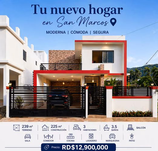 CASA EN VENTA EN PUERTO PLATA PARTE BAJA DE LA CIUDAD - Imagen 1