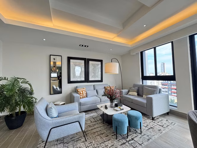 Apartamento Amueblado en venta de 2 Hab. En Bella Vista, Distrito Nacional