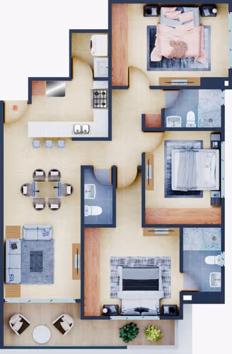 Vendo apartamento en torre de lujo en el Naco