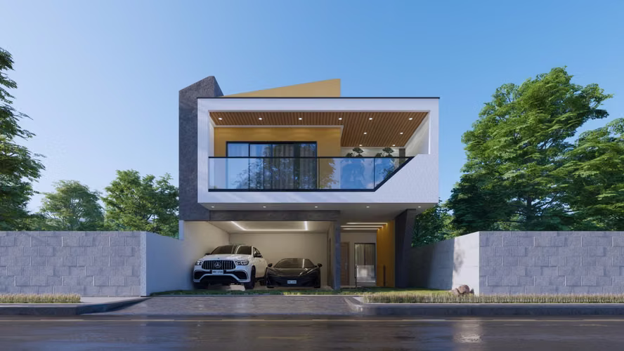 PROYECTO DE CASA DE 3 NIVELES UBICADA EN PRADO ORIENTAL