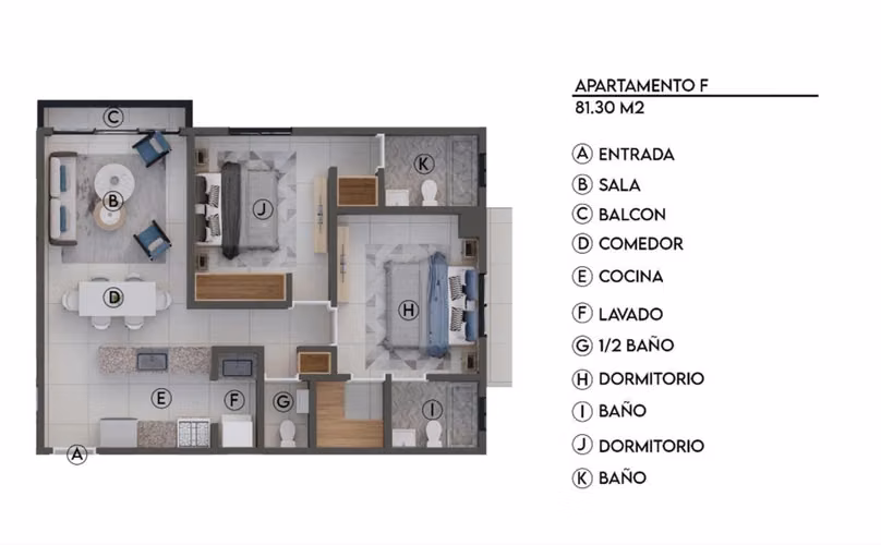 Apartamento a Estrenar en Venta en Evaristo Morales