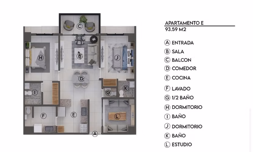 Apartamento a Estrenar en Venta en Evaristo Morales