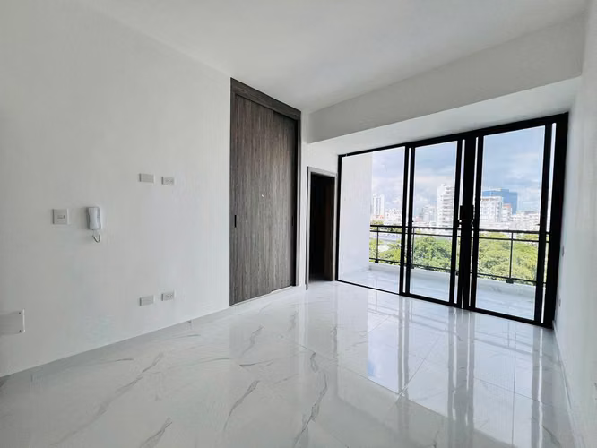 Apartamento de Inversión de 2 Habitaciones en Naco con Linea Blanca e Inquilino.