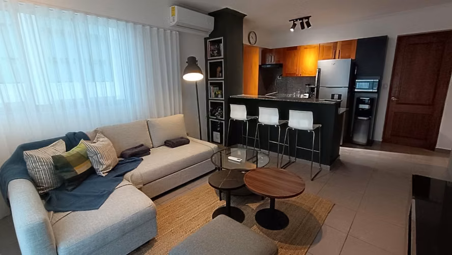 Apartamento En Alquiler De 1 Habitación Y 2 Baños En Naco - Imagen 2