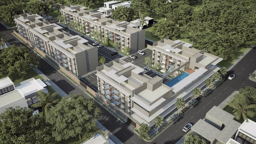 APARTAMENTOS EN LA ROMANA CON PISCINA INFINITY Y PLAZA COMERCIAL