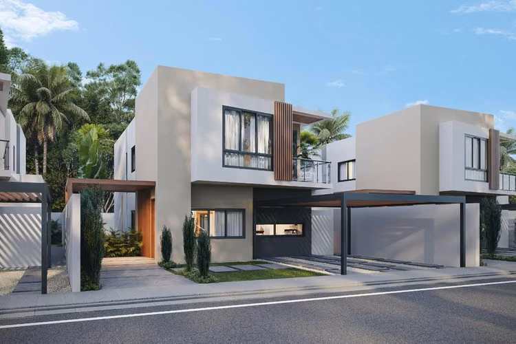 Villa de Dos Niveles en Construcción | Acceso Av. Ecológica y Las Américas