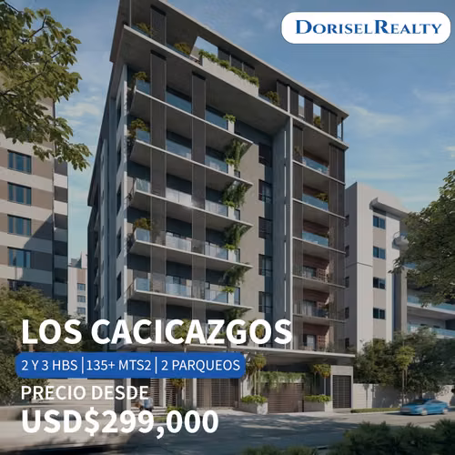 VENTA DE APARTAMENTOS EN PROYECTO EN LOS CACICAZGOS