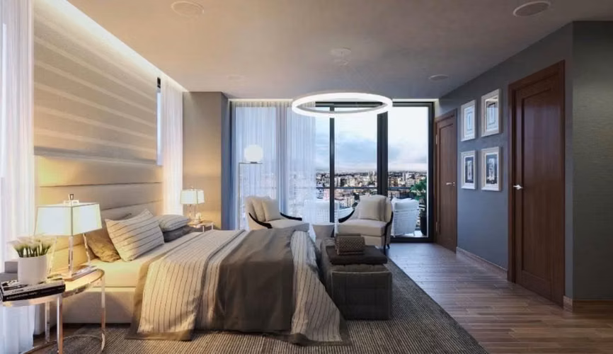 Apartamento En Alquiler De 1 Habitación Y 2 Baños En Naco - Imagen 4