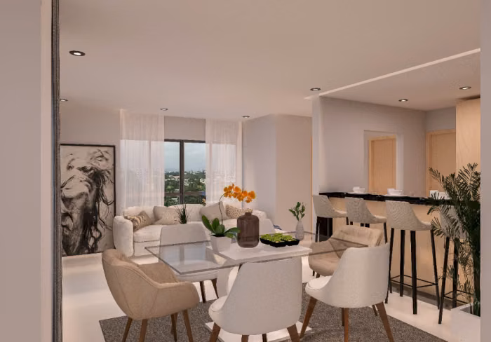 Apartamento en venta 3 hab. - Mirador Norte, Santo Domingo D.N