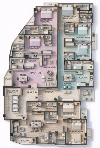 Apartamento en venta en Mirador Norte, Santo Domingo