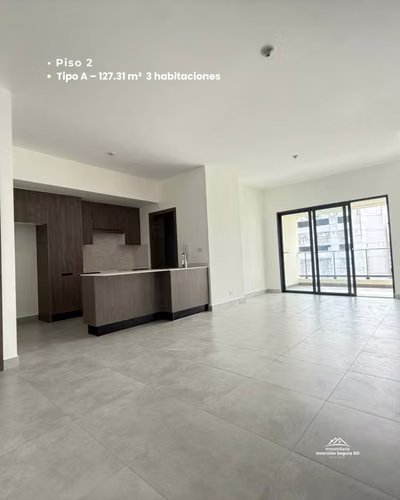 En venta apartamento a estrenar sector Naco 3 habitaciones.