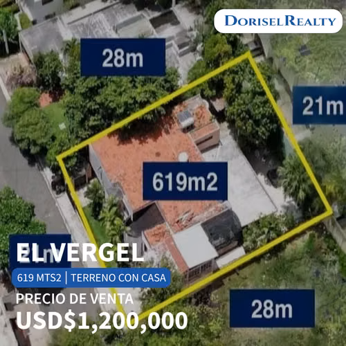 VENTA DE TERRENO EN SECTOR EL VERGEL