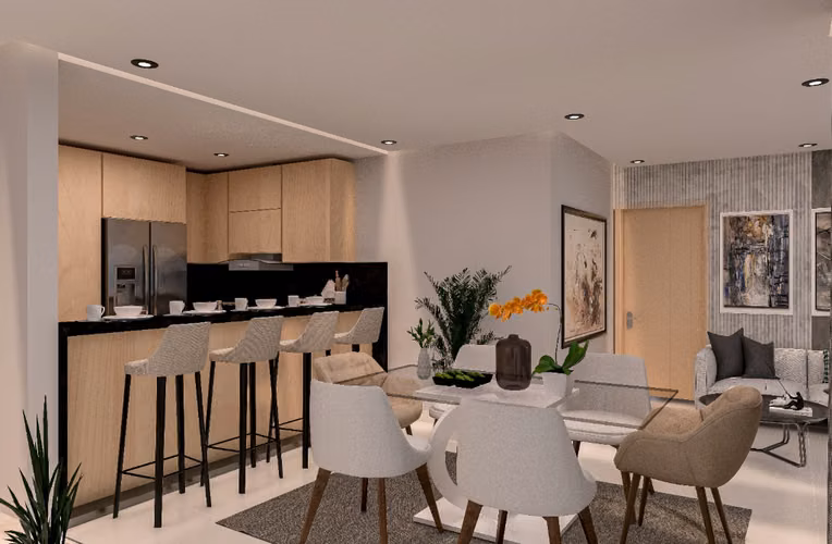 Venta de apartamento en proyecto residencial en Gazcue - Imagen 1