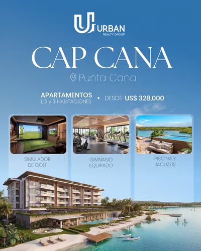 Apartamentos de 1, 2 y 3 habitaciones En Cap Cana