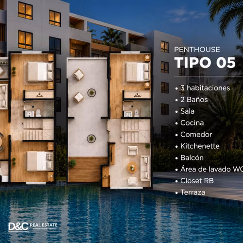 APARTAMENTOS EN PLANO EN PUERTO PLATA A MINUTOS DE LA PLAYA 