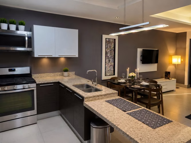 Apartamento En Alquiler De 1 Habitación Y 2 Baños En Piantini - Imagen 3