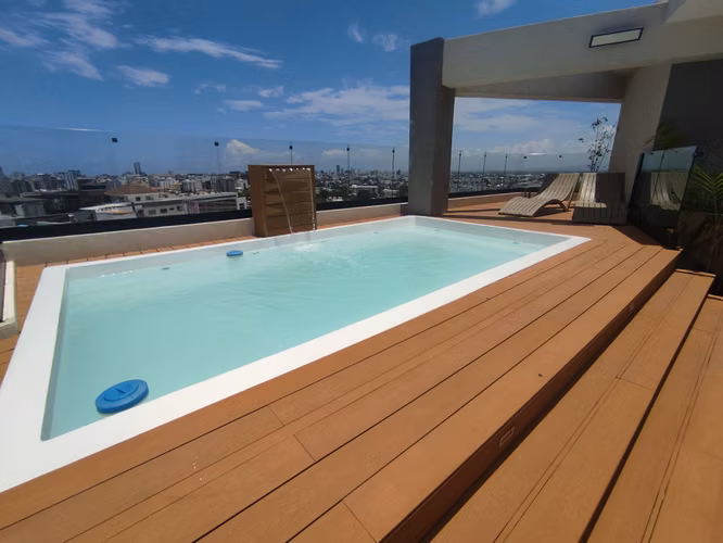 Apartamento En Alquiler De 1 Habitación Y 1 Baño En Piantini - Imagen 7